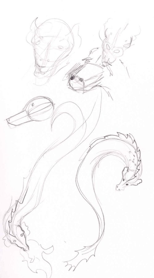 More Dragon Sketching